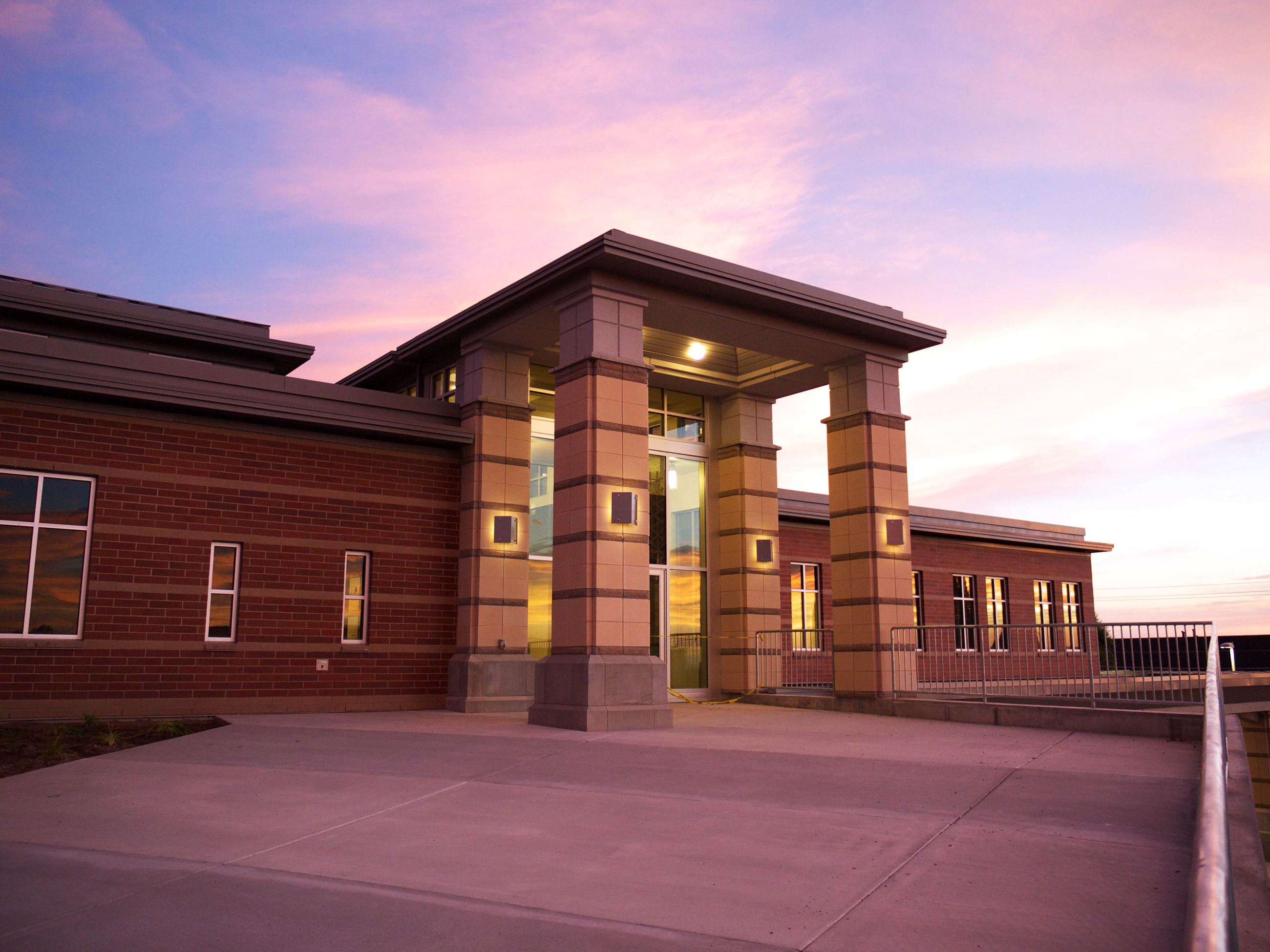 City Hall Sunset in background