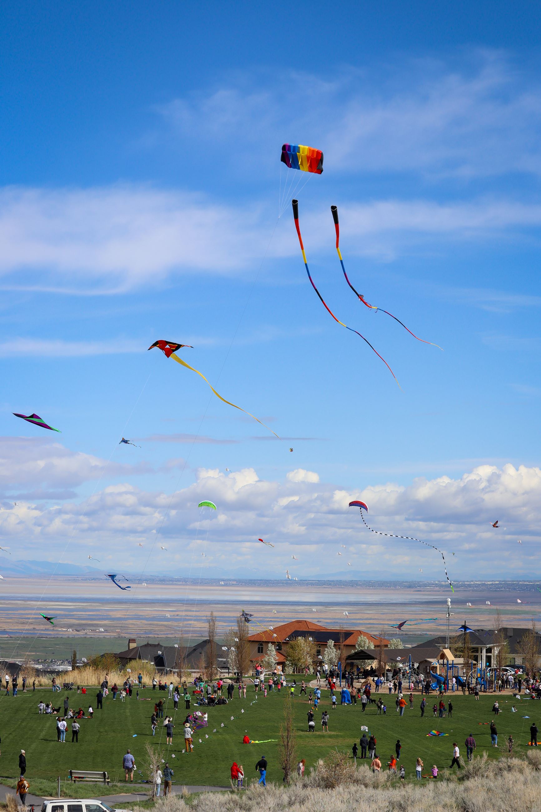 IMG_0599 Kite Fest 2023 Vert Park Clouds Kites